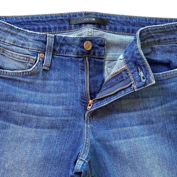 Joe's Womens Sinclair Mid Rise Skinny Ankle Jeans Size 28 Raw Hem Stretch Casual - Picture 3 of 12